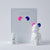 Bibliothèque Blanche BY BALLON: Be@rbrick Aroma Ornament - Pink/Purple Double Color