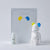 Bibliothèque Blanche BY BALLON: Be@rbrick Aroma Ornament - Yellow/Blue Double Color