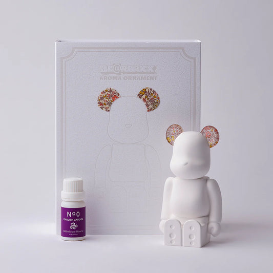 Bibliothèque Blanche BY BALLON: Be@rbrick Aroma Ornament - Liberty Natural Color