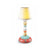 Lladró: Firefly Collection. Palm Firefly Table Lamp. Pale Blue