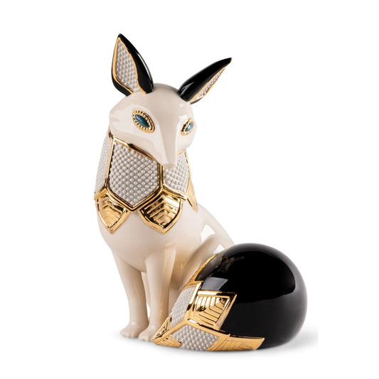 Lladró: Fox jewel Sculpture