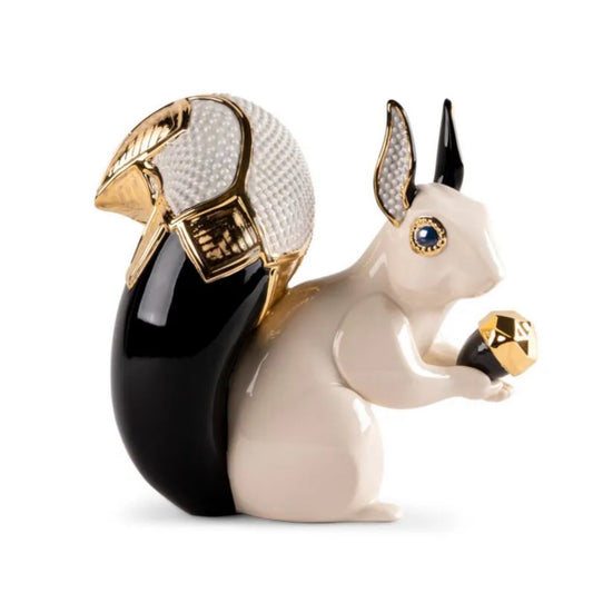 Lladró: Squirrel Jewel Sculpture