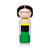 LUCIE KAAS: SKETCH, INC - KOKESHI FRIDA (LARGE)