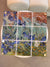 Luxe Dominoes: La Vieja 2D Iris Van Gogh Artwork Tic Tac Toe