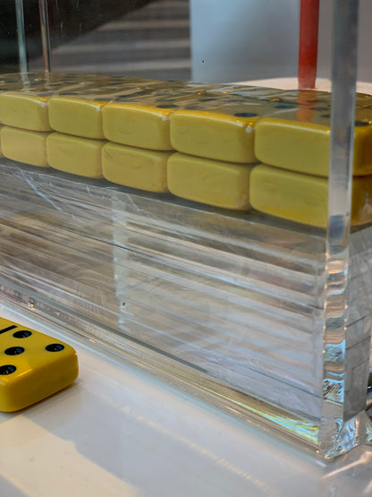 LUXE DOMINOES: EL CATIRE YELLOW WITH YELLOW TILES