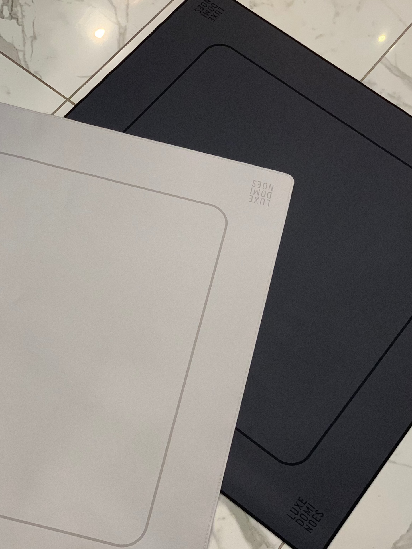LUXE DOMINOES: EL MAT CHARCOAL