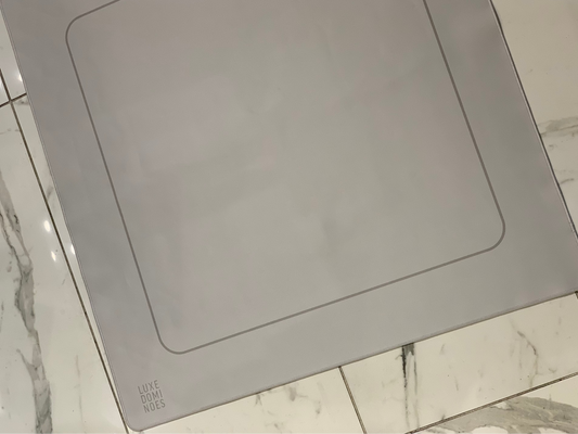 LUXE DOMINOES: EL MAT SILVER