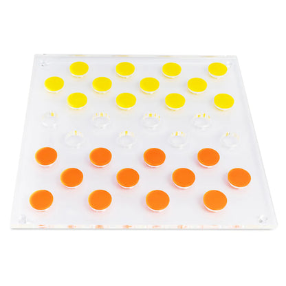 LUXE DOMINOES: LA DAMA ORANGE & YELLOW