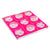 Luxe Dominoes: La Vieja 2D Neon Pink Tic Tac Toe