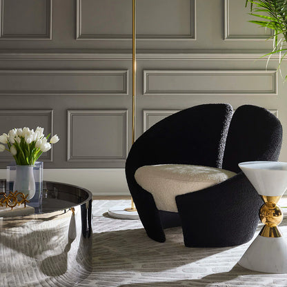 JONATHAN ADLER: MARAIS LOUNGE CHAIR OLYMPUS EBONY