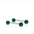 Reflections: Benoit Cutlery Holder Set of 2 Teal/ Clear
