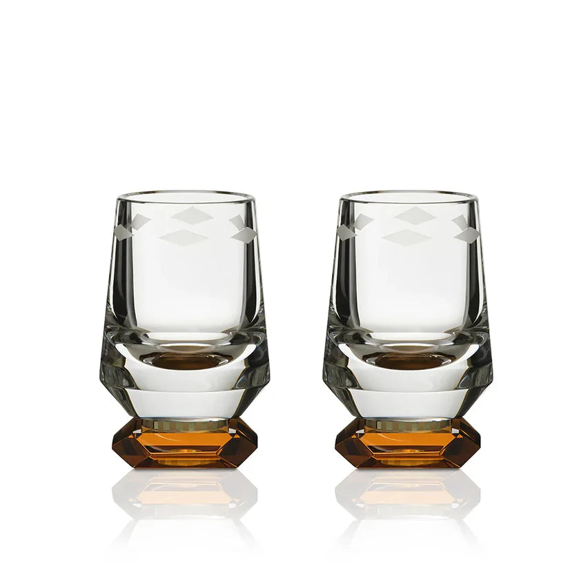 Reflections: Savor Glasses Amber Dusk (Pair)