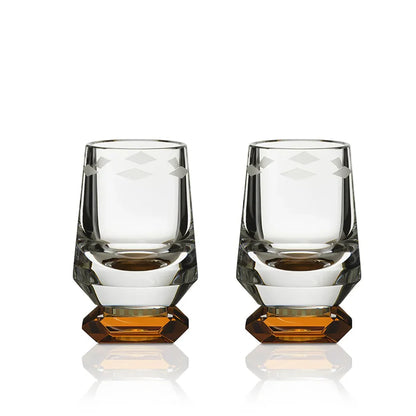 Reflections: Savor Glasses Amber Dusk (Pair)