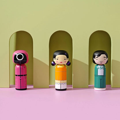 LUCIE KASS: KOKESHI MASKED WORKER SQUID GAMES