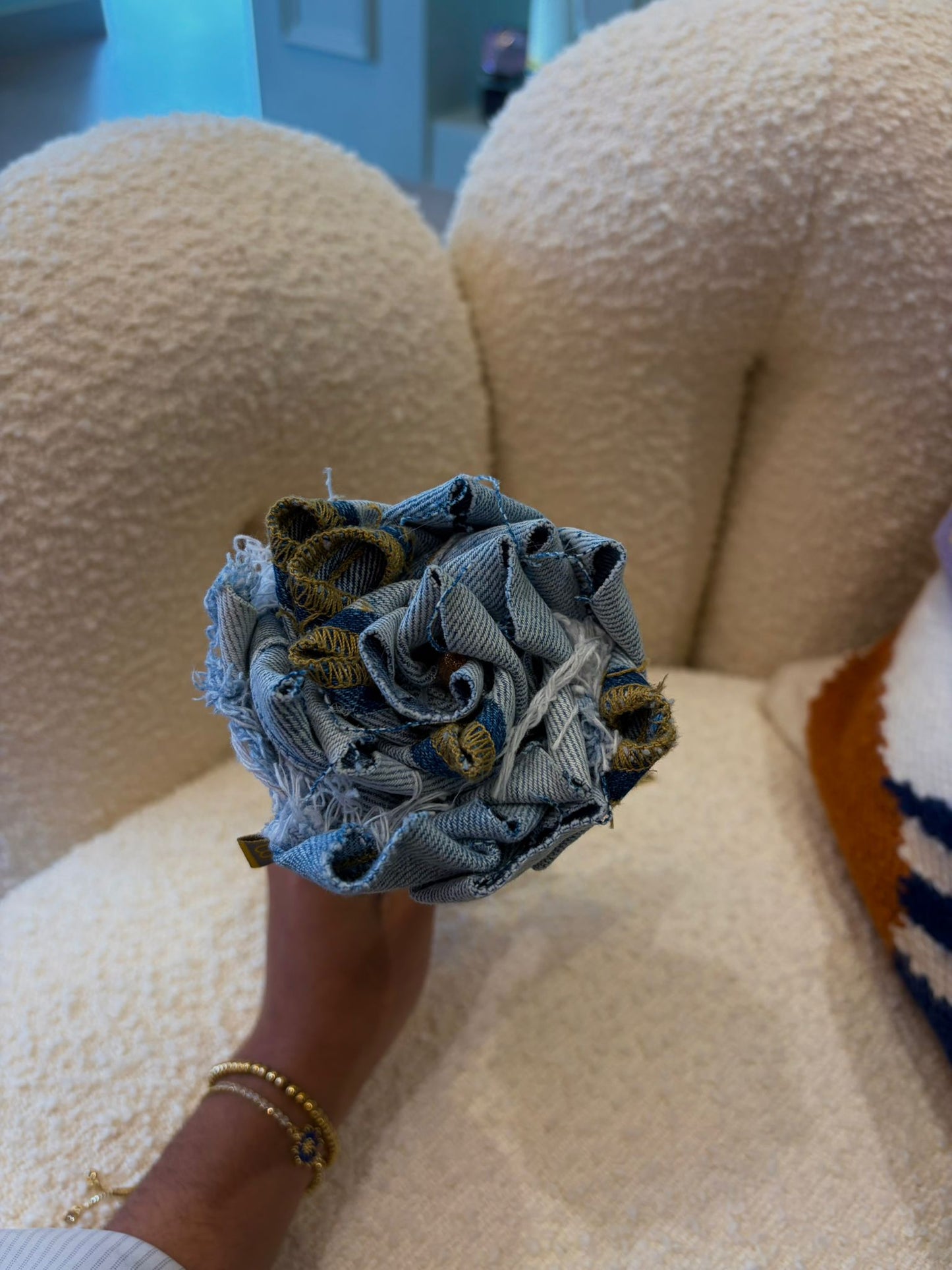 Miriam Budet: Denim Flowers