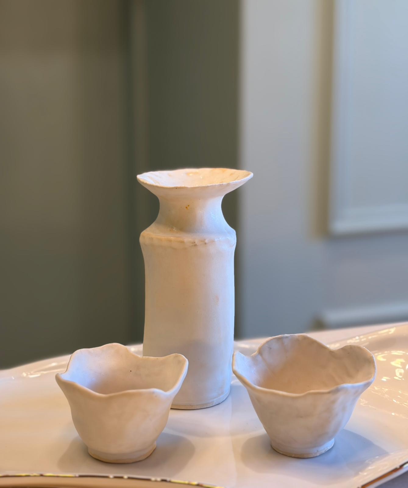 Alana Iturralde: Porcelain Flower Cup Set