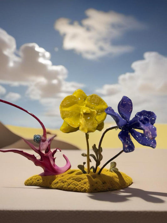 FDLF: Broche Orquídea Amarilla