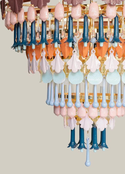 Lladró:  Seasons Chandelier Fall 100cm