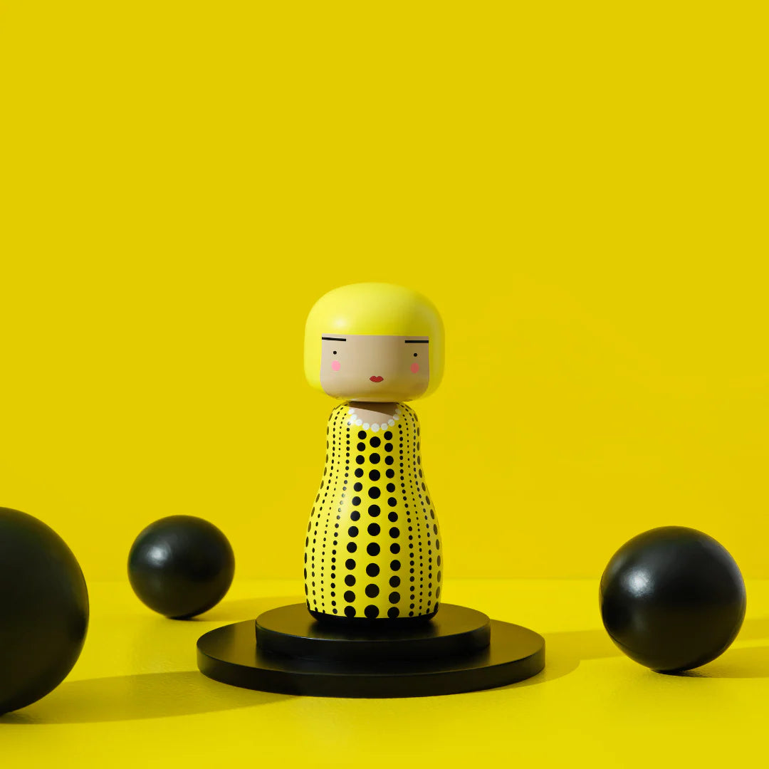 Lucie Kaas: Kokeshi Dot Yellow