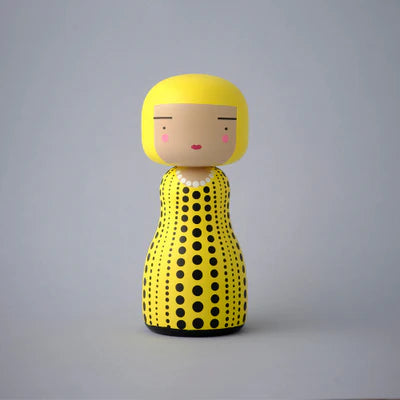 Lucie Kaas: Kokeshi Dot Yellow