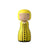Lucie Kaas: Kokeshi Dot Yellow