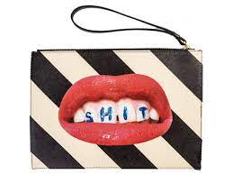 Seletti: Hand Bag Stripes Shit