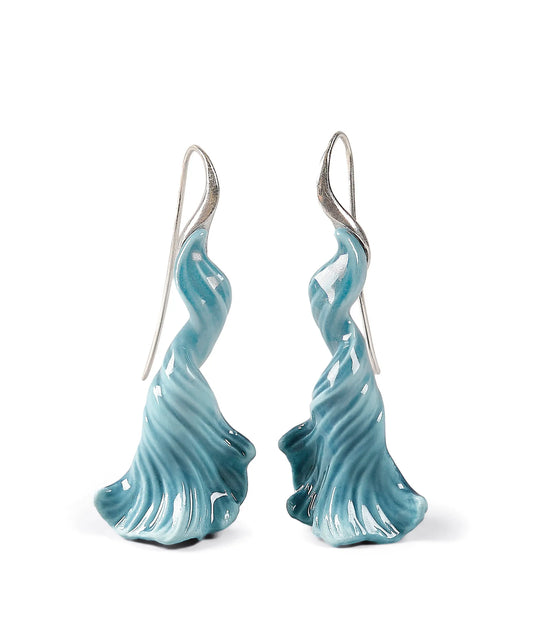 Lladró: Aquarium Long Earrings
