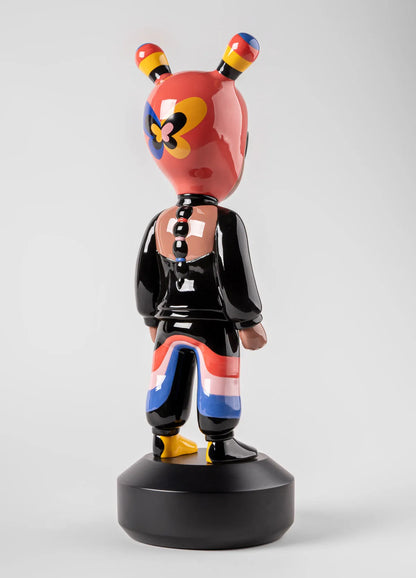 Lladró: The Guest by Jade Purple Brown - Big Sculpture. Limited Edition
