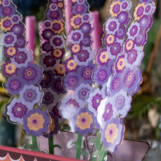 VESTA: FUNNY FLOWERS - LILLA VIOLET LARGE
