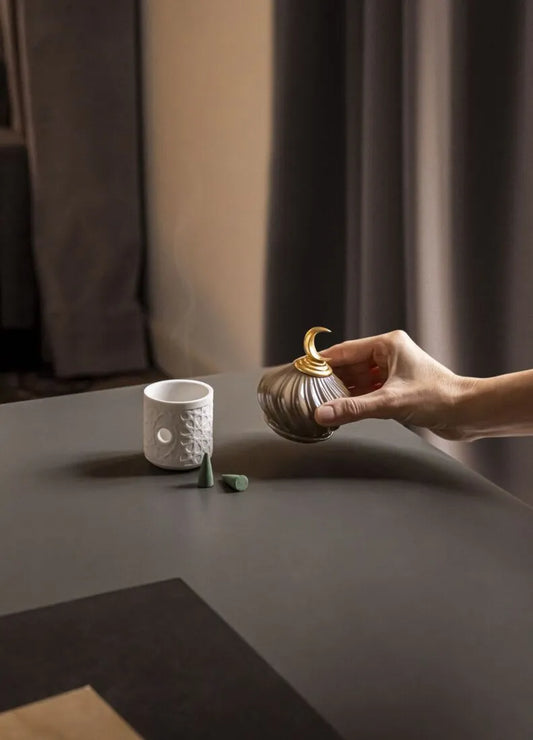 Lladró: Majestic Nights incense diffuser (brown)