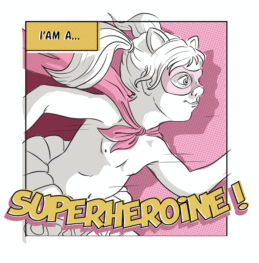 Lladró: I'm a Superheroine Girl Figurine