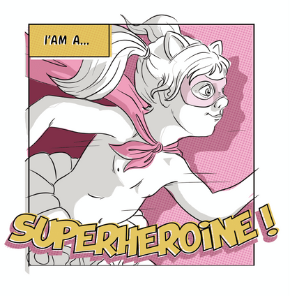 Lladró: I'm a Superheroine Girl Figurine
