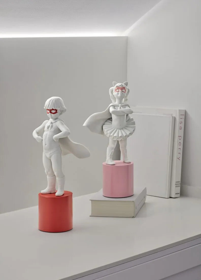 Lladró: Hero to Rescue Boy Figurine