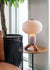Lladró: Soft blown table lamp. Pink