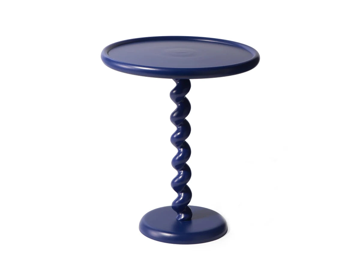 Polspotten: Side Table Twister Deep Blue
