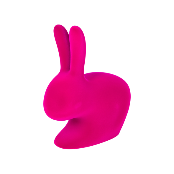 Qeeboo: Baby Rabbit Flock Chair Velvet