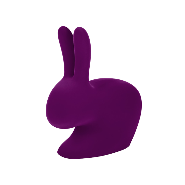 Qeeboo: Baby Rabbit Flock Chair Velvet