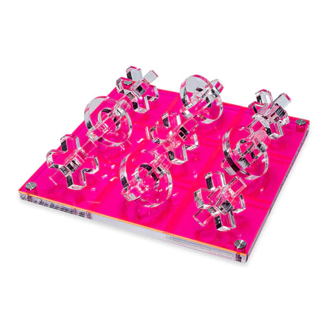 Luxe: Tic Tac Toe Game - Neon Pink
