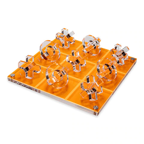 Luxe: Tic Tac Toe Game - Neon Orange