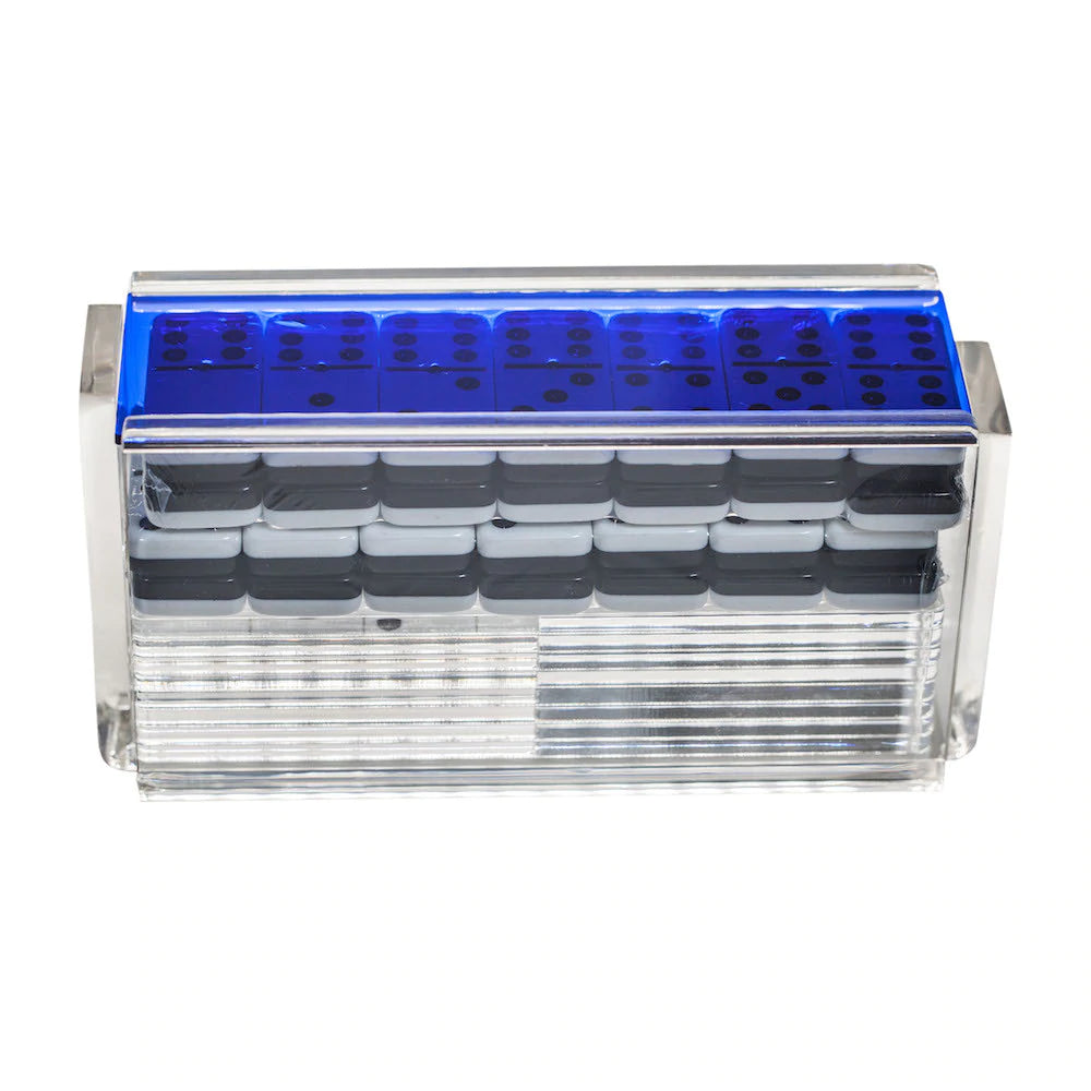 Luxe: Domino Set with Racks - Blue