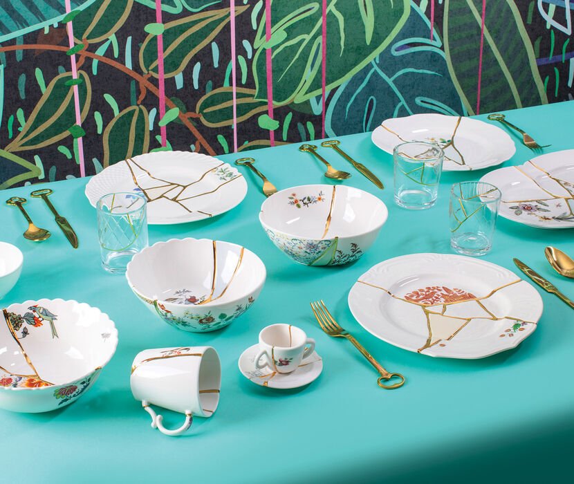 Seletti - Art de la table: Kintsugi Dinner Plate i
