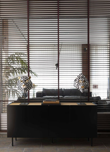 Lladró: Tiger Mask Black and Gold