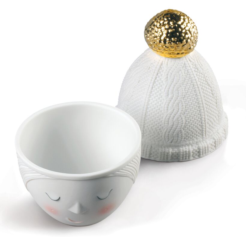 Lladró: Lee & Lane Collection: Winter Lee box. Golden Luster