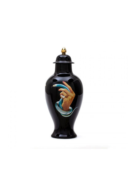 Seletti - Wears Toiletpaper Vases: Vase Hands with Snakes