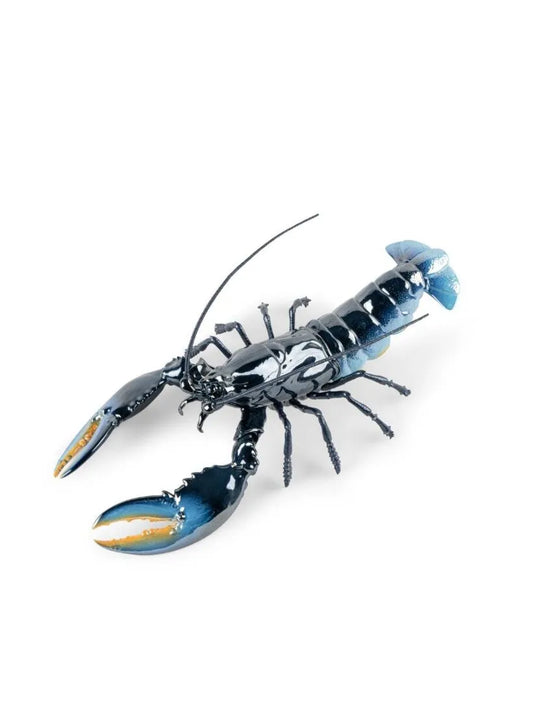 Lladró: Lobster Sculpture Blue