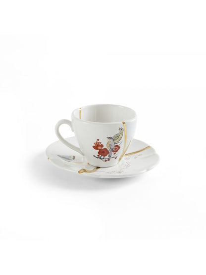 Seletti - Art de la table: Kintsugi Coffee Cup with Saucer ii