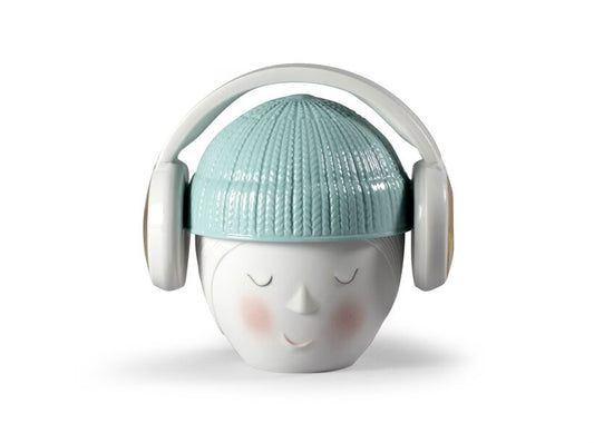Lladró: Lee & Lane Collection: Lee headphones box. White