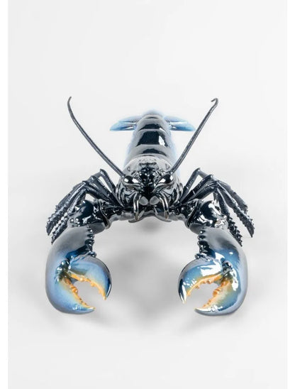 Lladró: Lobster Sculpture Blue