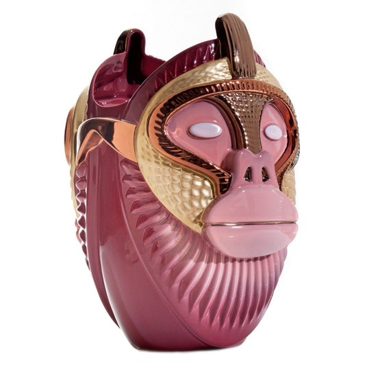 BOSA PRIMATES KANDTI VASE GLOSSY  BORDEAUX, PINK