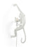 Seletti - Lighting: The Monkey Lamp White Hanging Right Version